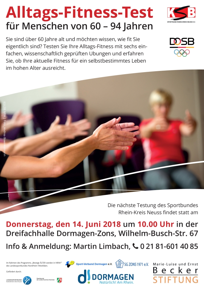 Flyer Alltags-Fitness-Test